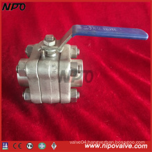 Forged Stainless Steel Threaded Ball Valve